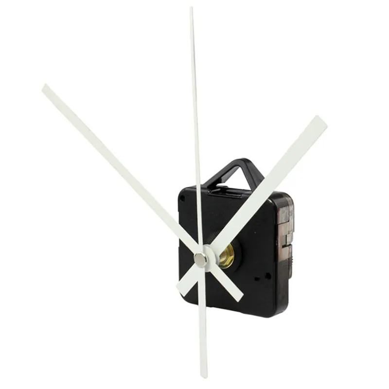 

ISHOWTIDENDA Hot 55 x 55 x 16mm Household DIY Quartz Clock Movement Mechanism with Hook DIY Repair Parts White Hands Clock Parts