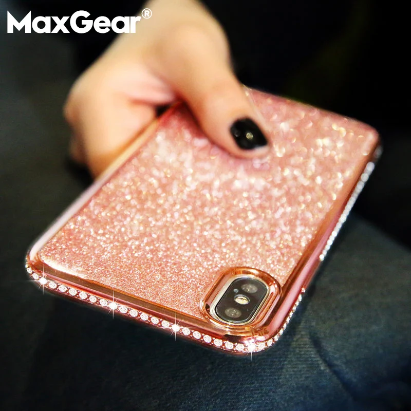 

Glitter Diamond Case for Huawei P10 P20 Lite P30 Pro Mate 9 10 20 Nova 3 3i Nova 4 Jewelled Bling Plating Clear Soft Cover Shell