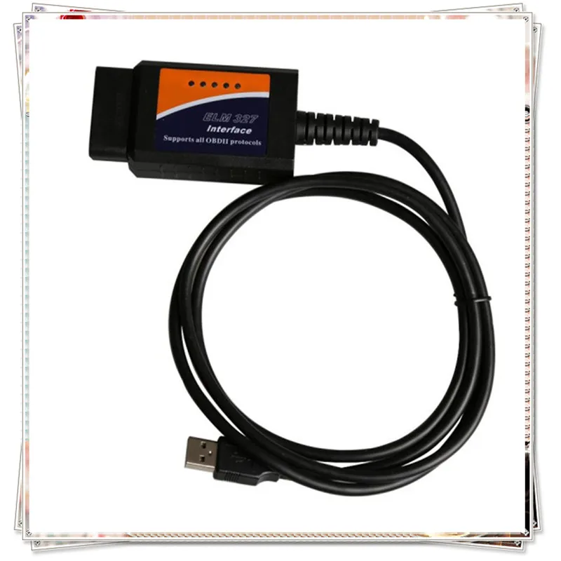 ELM327 USB ELM 327 Code Reader with Cable OBDII Adapter Auto Scanner