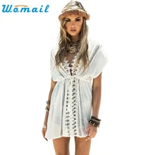 Бикини, женское бикини, накидка, парео, Пляжная накидка, сексуальный кружевной вязаный крючком пляжный кардиган, купальник, костюм, банное платье, Feb27