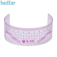 Направляющая для бровей линейка 1 шт. ярко-розовый трафарет для татуировки cMicroblading многоразовый макияж для бровей измерительная линейка для бровей перманентные инструменты