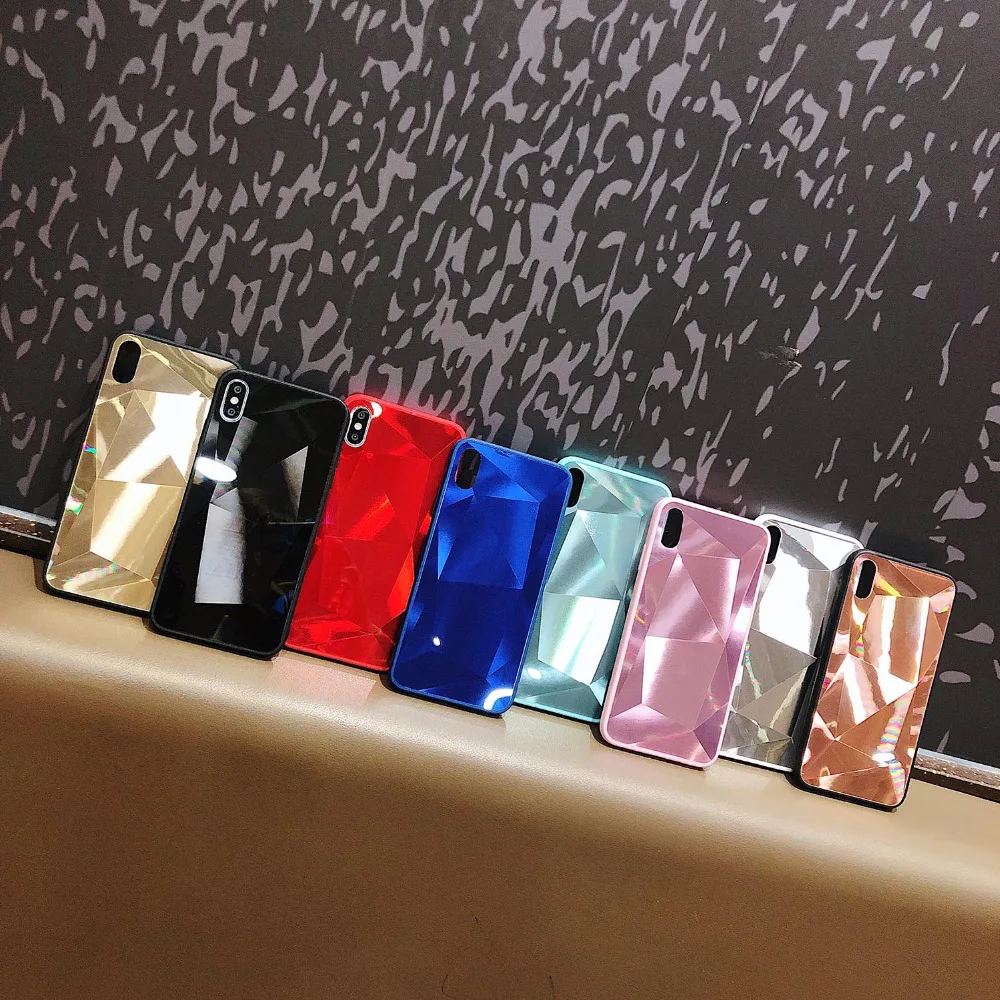 

Diamond texture jelly case for iphone 6 7 8X Xs max funda