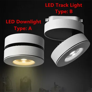 

New 355 Degree rotation AC85-265V 15W LED Ultra thin high quality Track Spotlight Tracking Rail Lighting