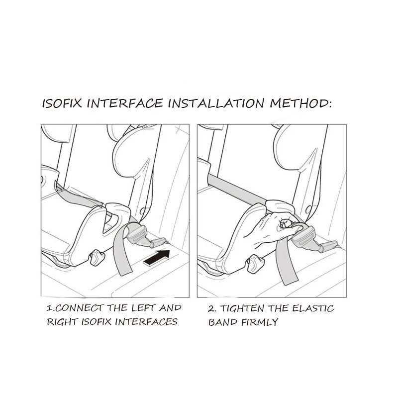 Соединитель ISOFIX защелка интерфейс Соединительный ремень для ISOFIX детские сиденья Автокресла детское автомобильное безопасное сиденье