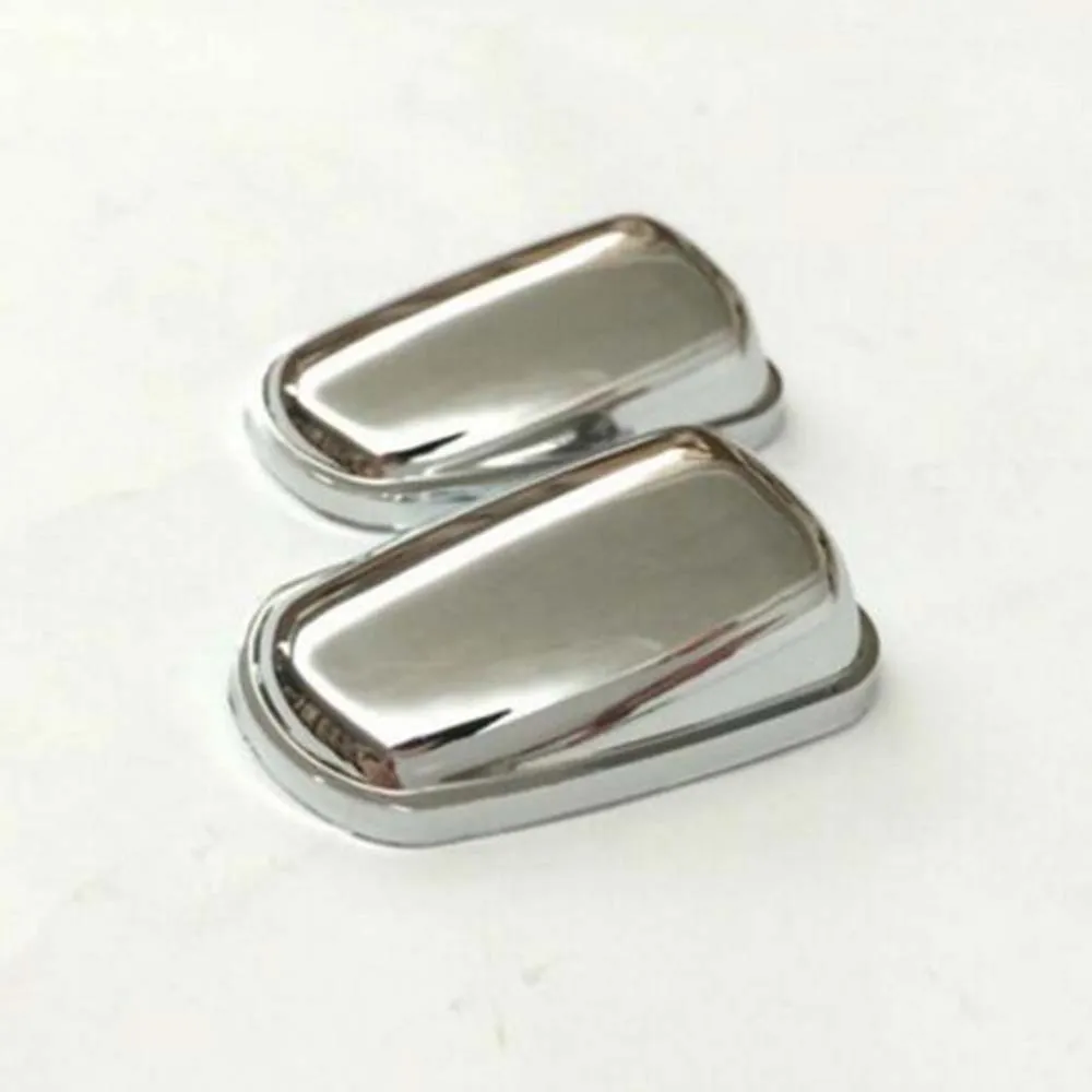 ABS Chrome Windshield Washer Wiper Spray Nozzle Cover Caps For Ford