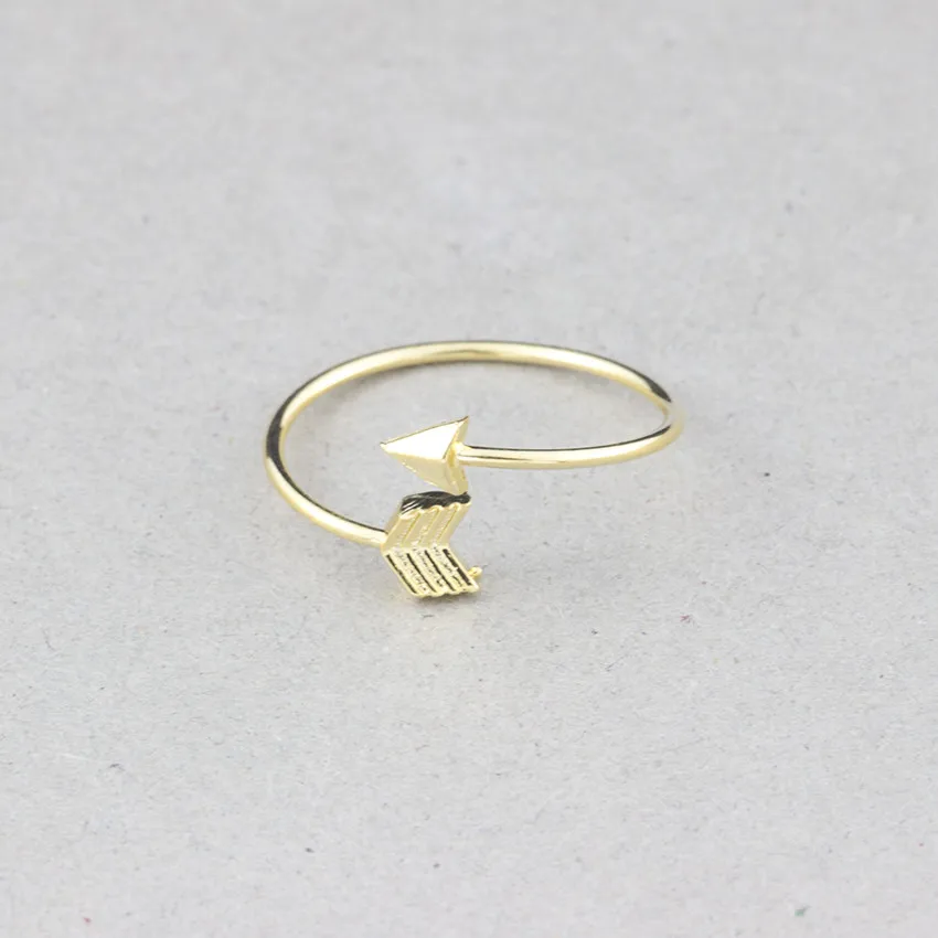 Великолепная сказка Bague Femme большие скидки One Direction Arrow Кольца для Для женщин панк ювелирные изделия регулируемый Медь Золотое кольцо Для мужчин anillos