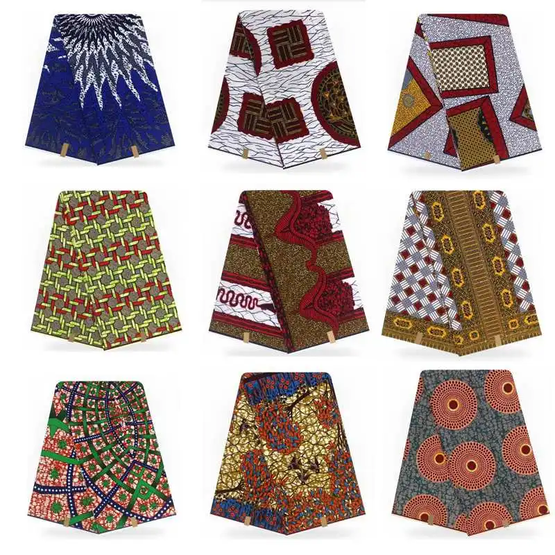Продолженный дизайн африканская мода настоящий Мягкий воск африканская Настоящая Африканская вощеная ткань принтом для платья