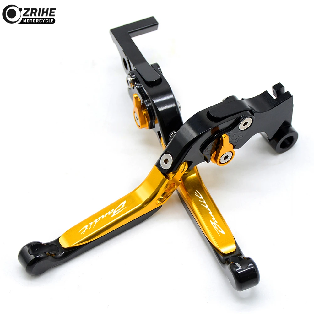 Freno de motocicleta CNC palancas de embrague extensible plegable para SUZUKI GSF650 GSF 650 bandido 2007 GSF 1200 bandido 2001-2004 2005, 2006
