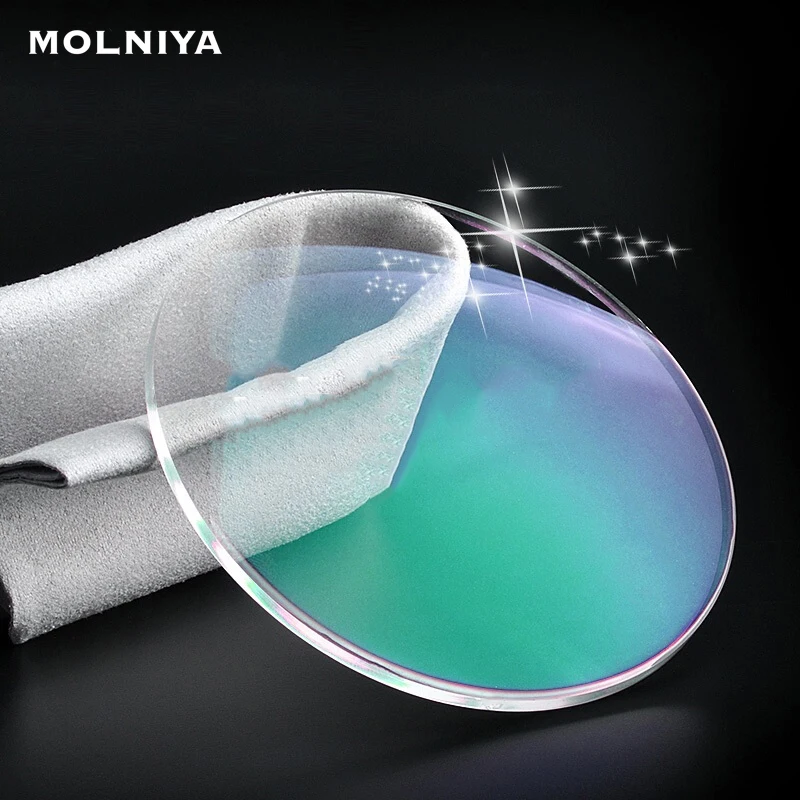 

Anti blue light Polarized Prescription Resin Aspheric Glasses Lenses Myopia Coating Lentes Gradient two-color Color changing