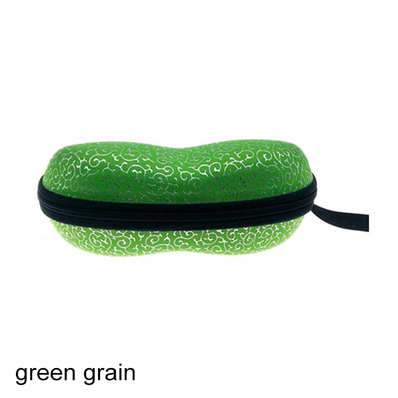 Поляризационные специальные солнцезащитные очки чехол для женщин и мужчин высокого качества Eva с молнией красочные очки коробка для хранения Коробка Чехол - Цвет: green grain