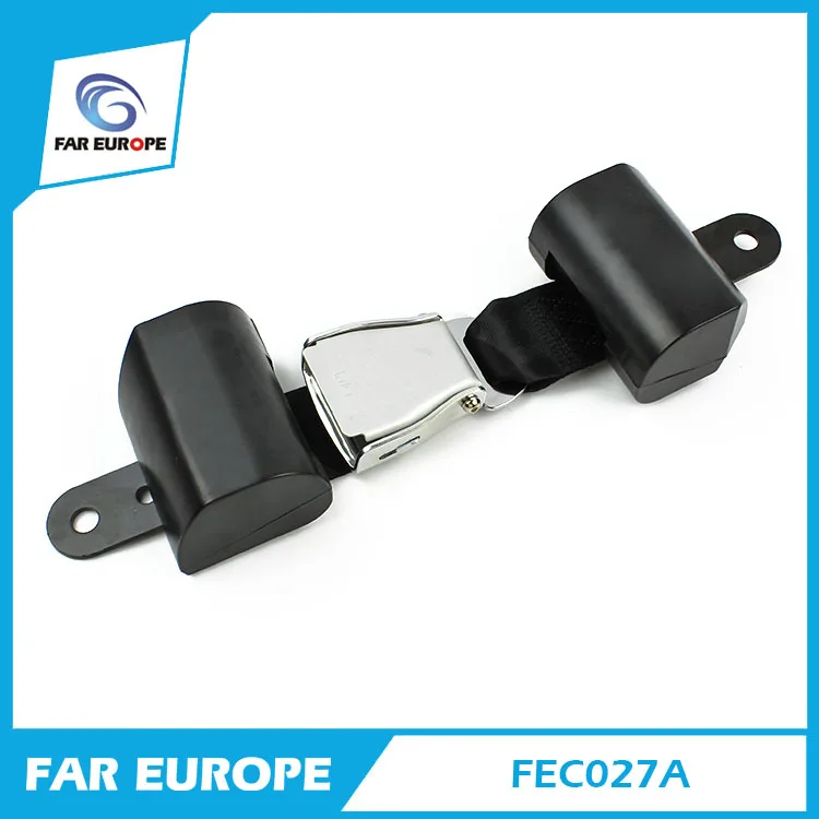 OE Quality ALR 2 Point 47mm Width Polyester Car Seat Belt Black Color