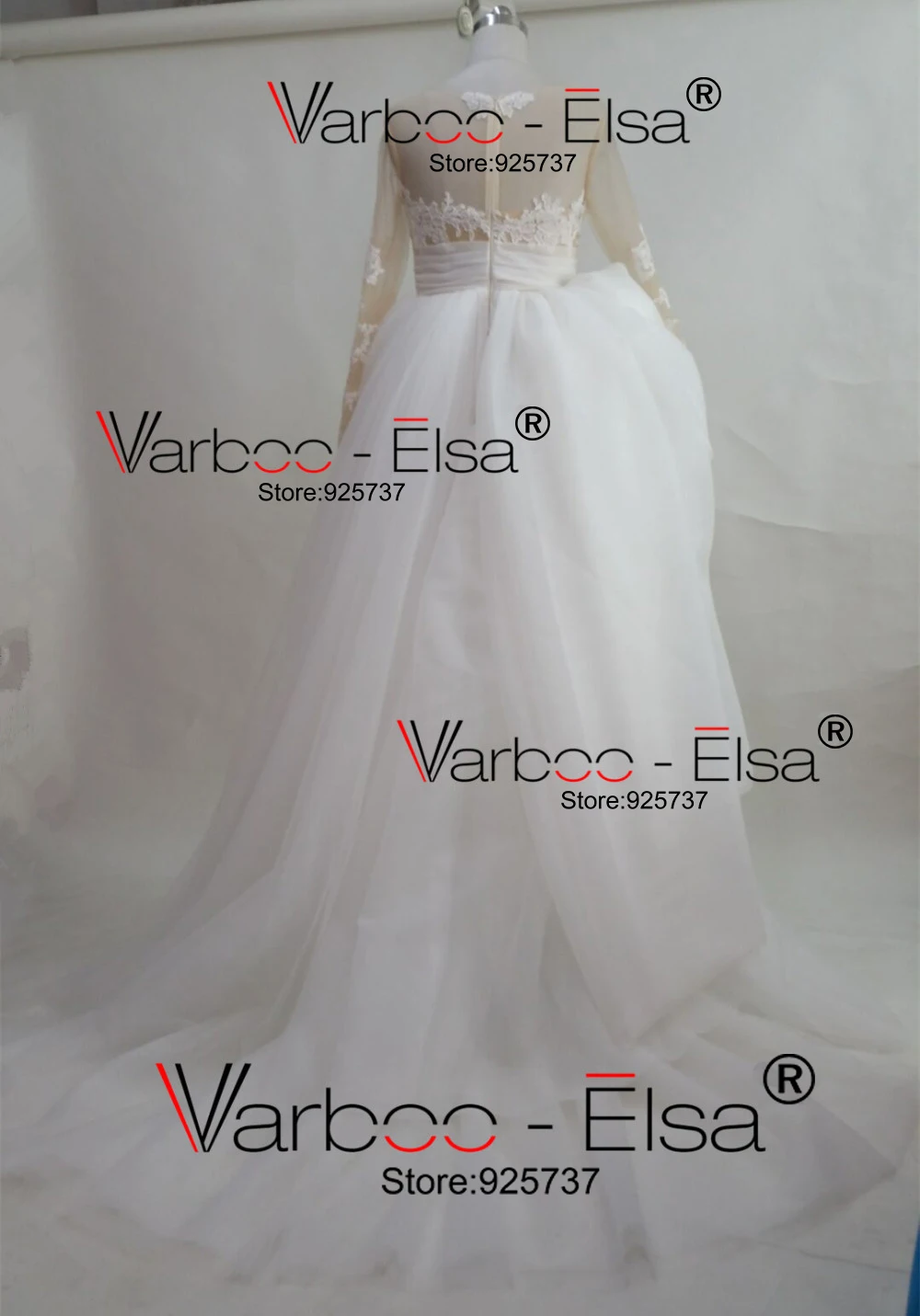 Vestido Novia 2018 свадебное платье из тюля со съемным шлейфом короткое спереди длинное