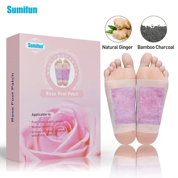 

Sumifun 12Pcs/Box Rose Detox Foot Patch Essential Oil 100% Original Chinese Natural Medical Plaster Improve Sleep Quality K04001