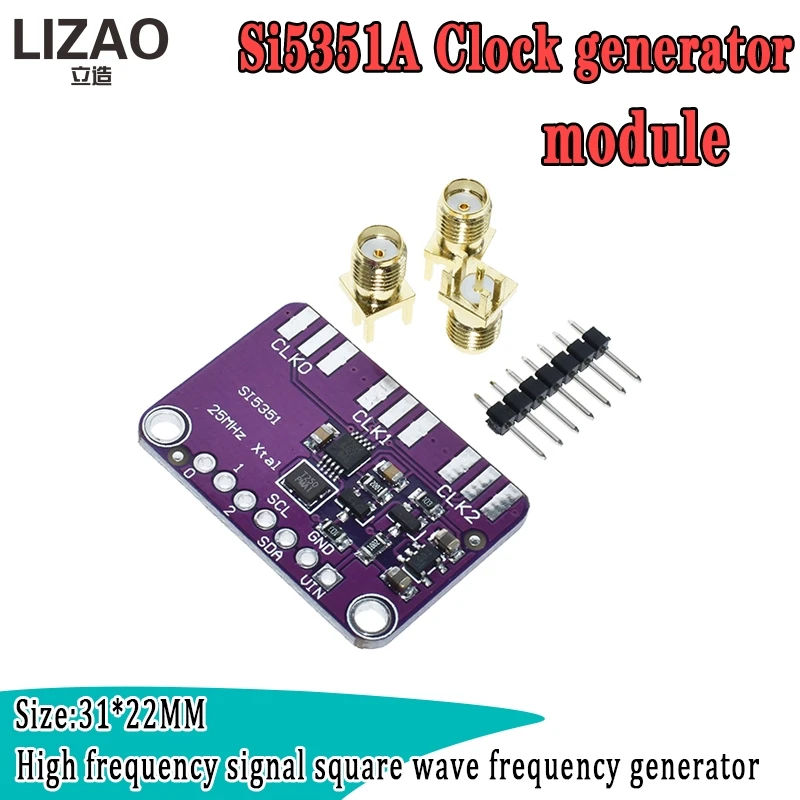 Si5351a Dc 3v5v Cjmcu5351 Si5351 I2c Clock Generator Breakout Board Module Signal Generator