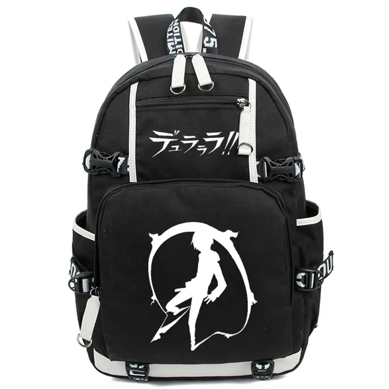 Рюкзак для ноутбука Durarara нейлоновый вместительный студентов аниме|bag atmosphere|backpack
