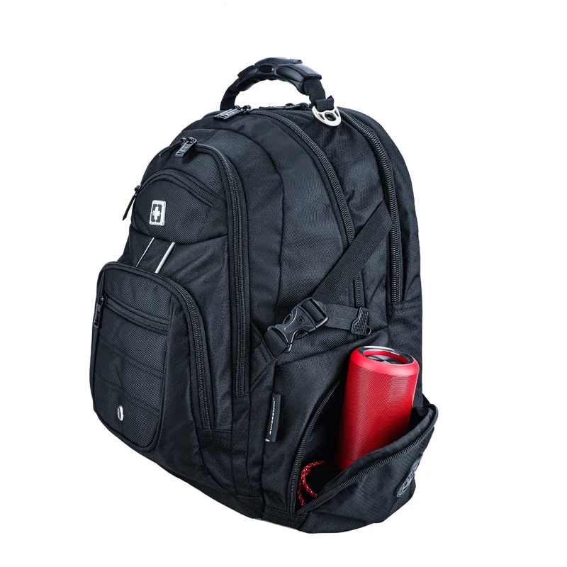 Mochila Suissewin para hombre, Mochila Suiza antirobo, a prueba de agua, multifunción, carga USB, negocios, Casual, para ordenador portátil turístico, Mochila