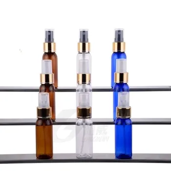 

(50pc)30ml Brown Fine Spray Small Plastic Bottle ,Makeup Setting Spray Pump Container, Empty Perfume Bottles Cosmetic Package