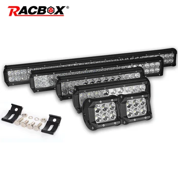 

4 7 9 12 17 20 inch Offroad Barra De LED Bar Dual Row LED Light Bar Flood Spot Combo Beam Foglight 12V 24V LED Light Motocycle