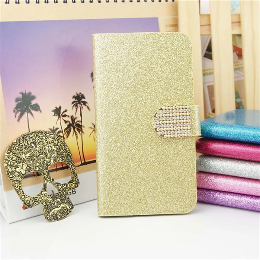 

Luxury Glitter Case For Lenovo A2010 4.5" A 2010 Cover Premium Flip Magnet Wallet PU Leather Phone Bag For Lenovo A2010 New