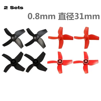 

2Pairs 31mm Indoor Drone Micro Propeller 0.8mm Shaft Coreless Motor Paddle Poke FPV H36 E010 Prop Parts for RC Quadcopter