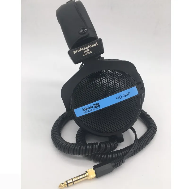 

Superlux HD-330 semi-open dynamic audiophile stereo headphone clear sound soft earmuff recording monitoring gaming music headset