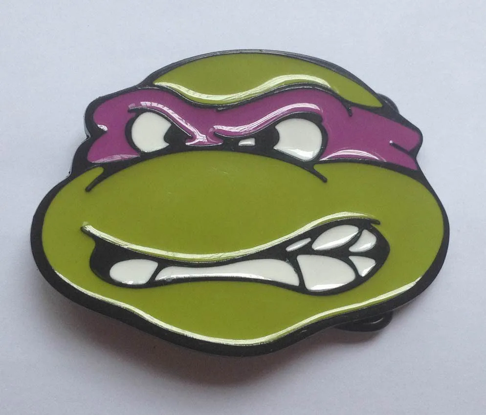 Teenage Ninja Turtles Belt Buckle Purple Face JF BY33 Suitable For 4cm Wideth Belt With Continous Stock