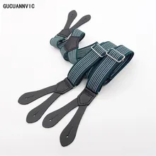 Модные мужские подтяжки, британский стиль, подтяжки, мужские брюки, эластичный ремень, пуговицы, ремни, подтяжки