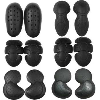 

1 pair Motorcycle Protective Armor Shoulder Protector Knee Elbow Thigh Hip motocross Protection CE pads jacket insert pauldron