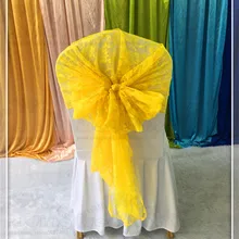 50 шт., кружевные чехлы на стулья, шапки с поясом, скатерть салфетки с бантом, тканевая юбка, льняные праздничные Свадебные украшения