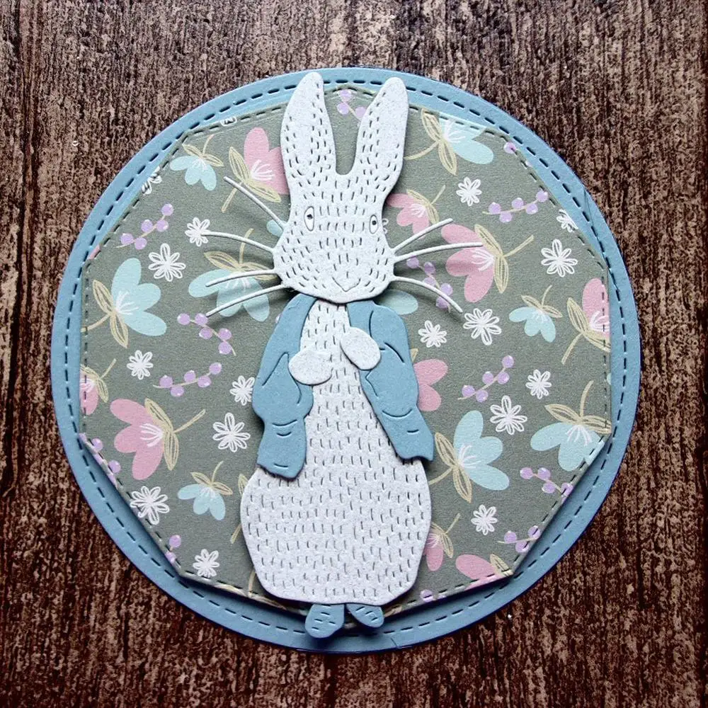 

Bunny Rabbit Metal Cutting Dies Stencils For Scrapbooking Cards Crafts DIY New
