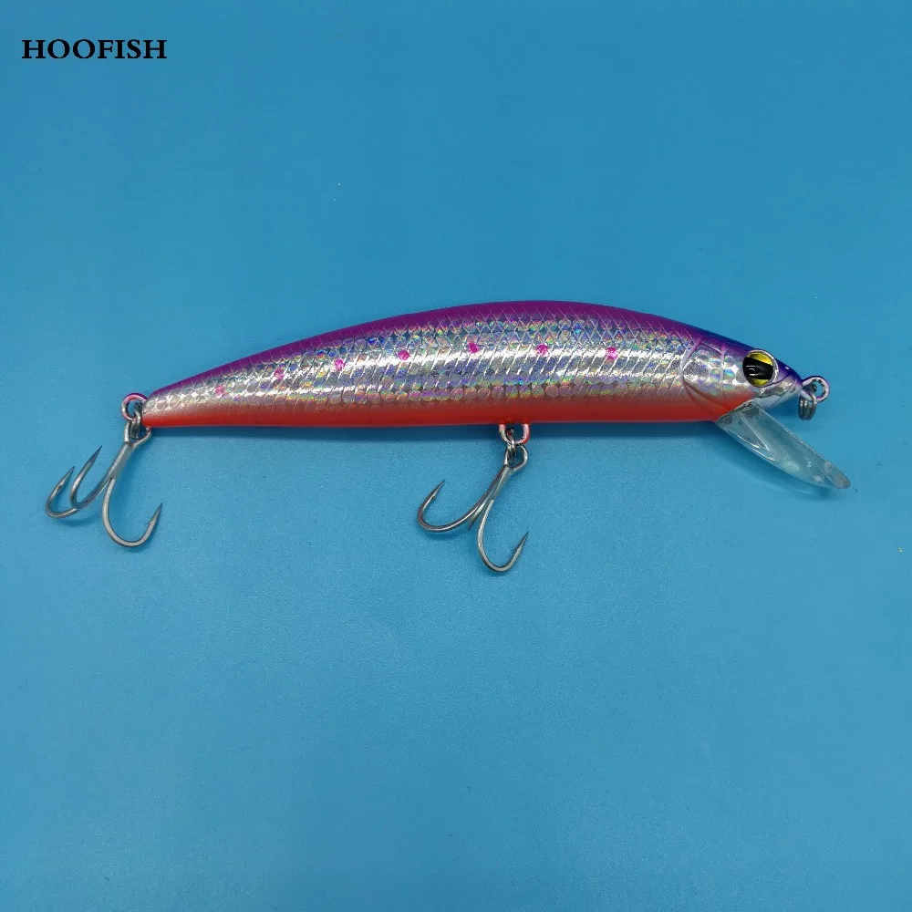 HOOFISH, 1 шт./лот, блесна, приманка для рыбалки, 42 г/120 мм, 5 цветов, искусственная наживка Тройной крюк, рыболовная приманка