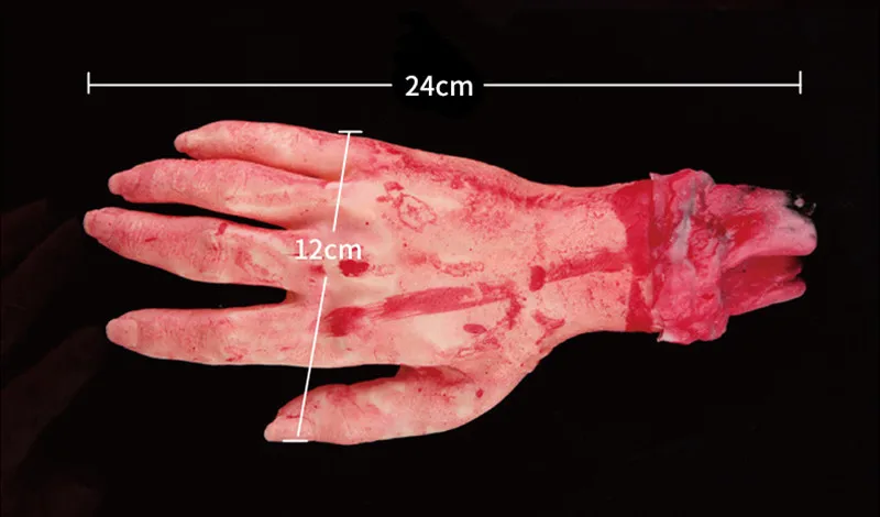 Сломанные пальцы руки ноги крови ужас Хэллоуин украшения отрубленные кровавые конечности рука Новинка мертвые сломанные руки гаджеты LS769