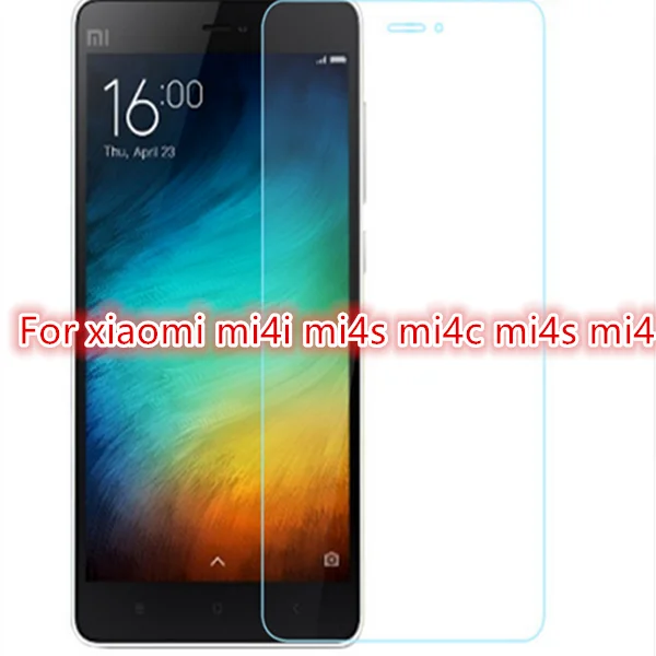 Защитная пленка для экрана Xiaomi mi4c закаленное стекло 9H 2.5D 0 26 мм взрывозащищенное