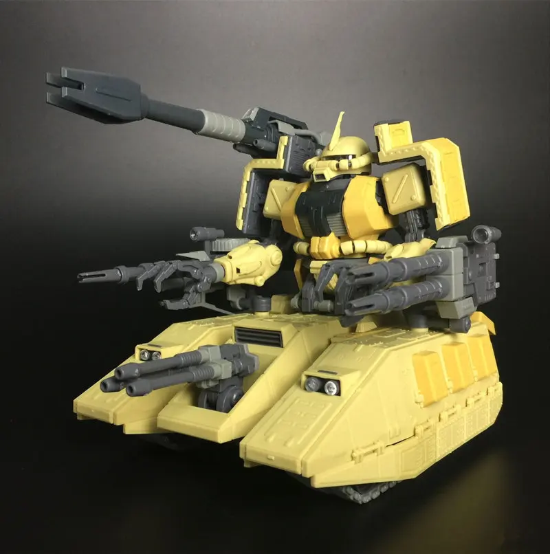 MK Motor King MG 1/100 MS-06V ZAKU TANK Gundam светодиодный зеленый или желтый - Цвет: yellow