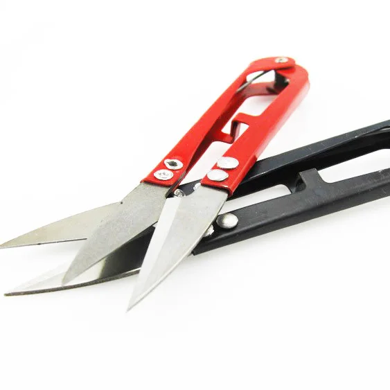 

Free shipping 12pcs Fish Use Scissors Embroidery Sewing Tool Snips Thrum Thread Beading Cutter Mini Scissor, fishing tackle