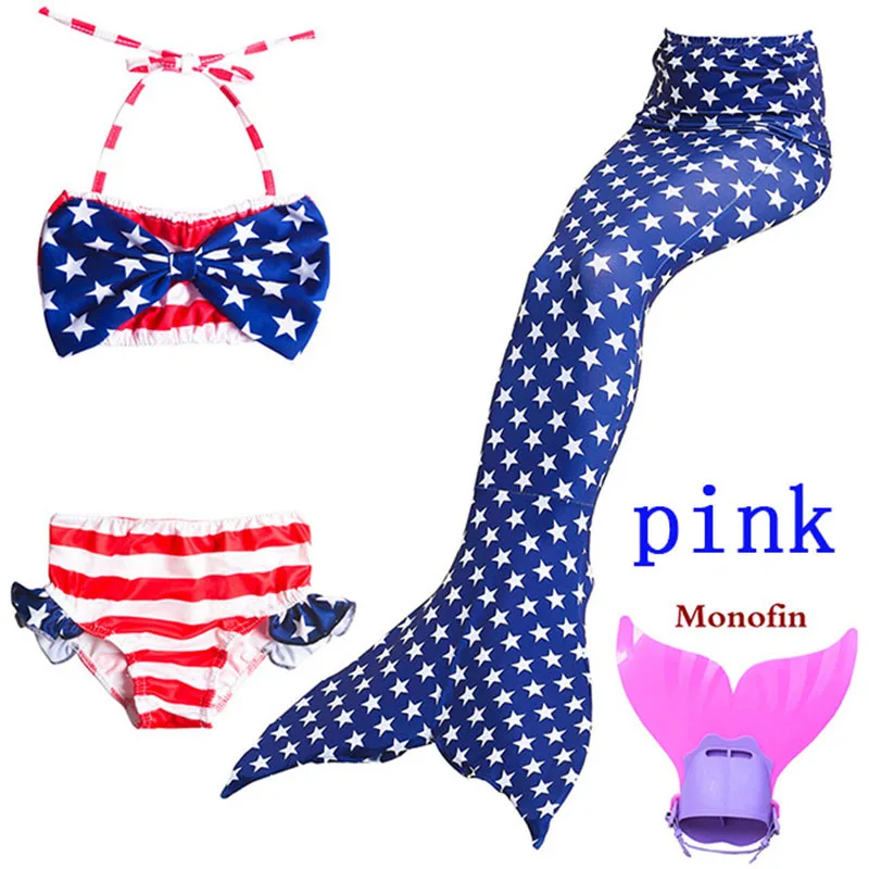 

2018! 4pcs/Set Kids Mermaid Tail Monofin Mermaid Costume Bathing Suit Bikini Set Swimming Girls Children Mermaid Tails Costumes