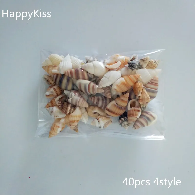 

Fashion 40pcs/Lot Small Miscellaneous Conch Natural Craft Sea shell Aquarium Fish Tank Landscape Home Decor DIY Material