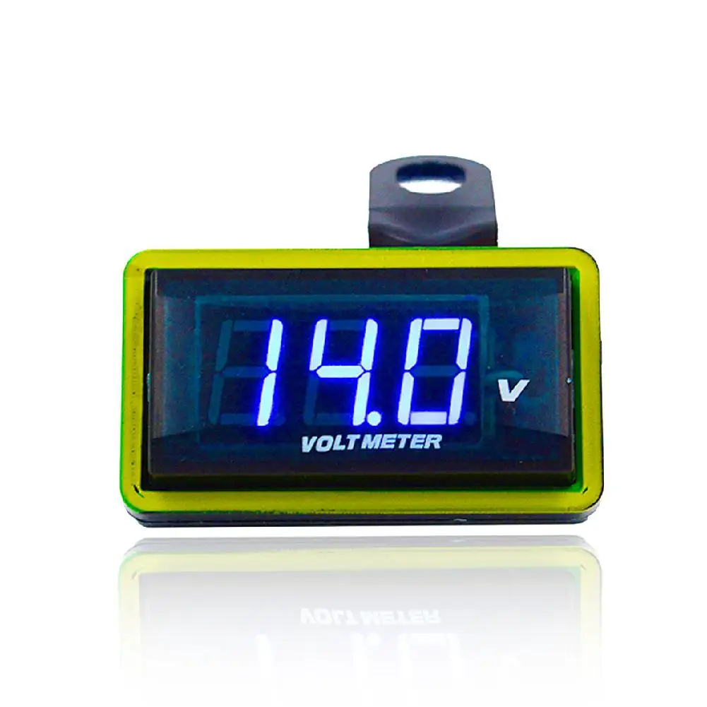 

Universal 12V Car Digital Volt Gauge With Bracket LED Display Voltage Detection Table Voltmeter Modified for Car Motorcycle