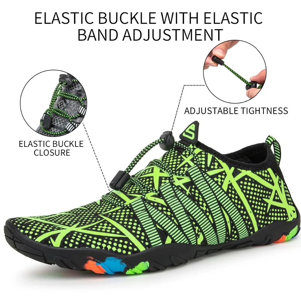 Aqua Shoes Summer Water Shoes Men Breathable Beach Slippers Upstream Shoes Woman Swimming Sandals Diving Socks Tenis Masculino