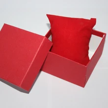 Наручные часы коробка браслет коробка без логотипа красный чехол