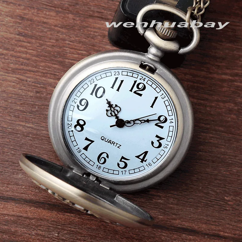Новый Античная карманные часы Бронзовый Для женщин часы полые цветок Мода Дизайн кварцевые карманные часы Сеть Цепочки и ожерелья дамы Best