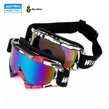WOLFBIKE UV400 Открытый ветрозащитный очки лыжные защитные очки Сноубординг кататься на коньках очки для мужчин женщин зимние Лыжный Спорт солнцезащитные очки