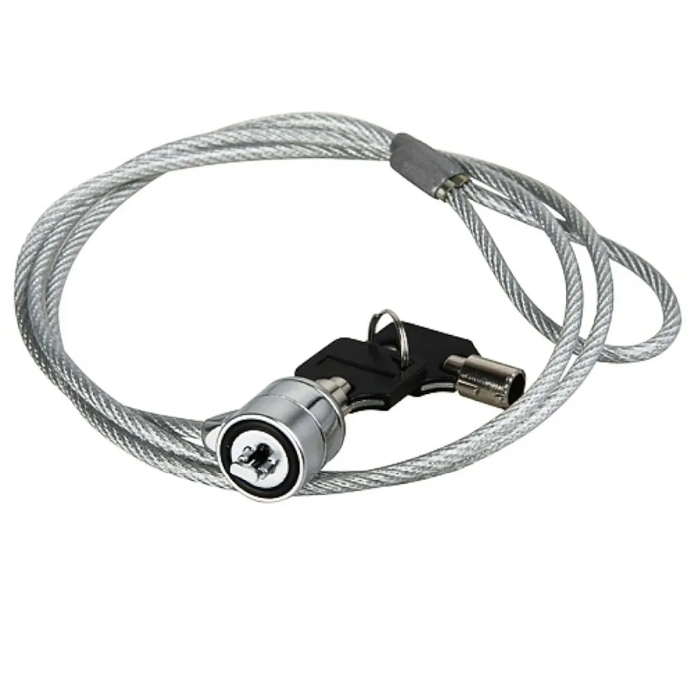 Computer Anti Theft Cable Chain Security Lock With Two Keysin Laptop
