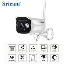 Sricam SH024 1080P беспроводная Wi-Fi ip-камера 2.0MP CCTV камера безопасности для улицы Водонепроницаемая камера ночного видения SriHome слот для SDCard