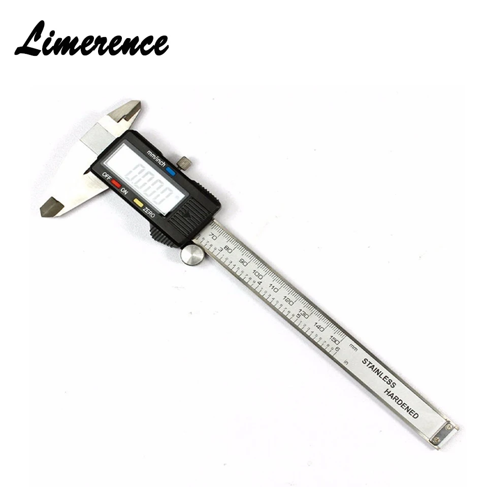 

150 mm 6" Digital CALIPER VERNIER GAUGE MICROMETER #9717 Stainless Steel Electronic Digital Caliper with LCD Display