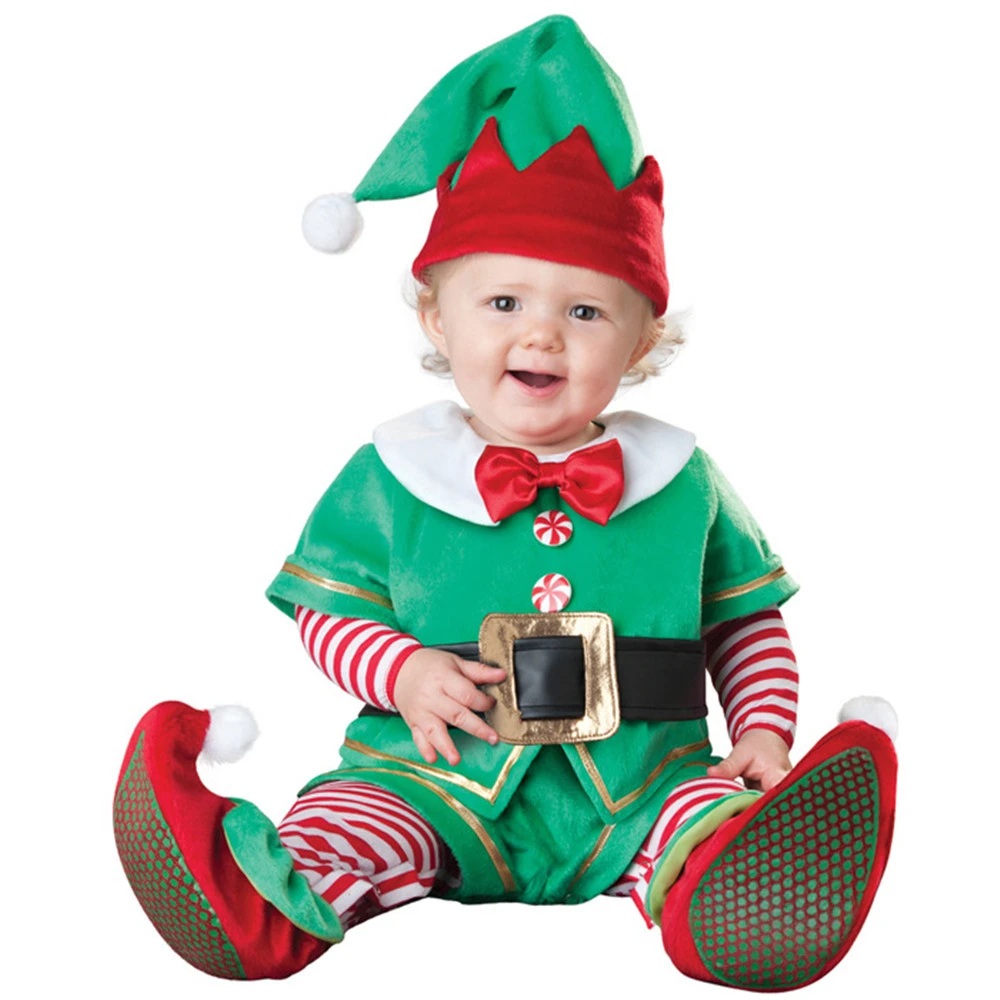 Details about / Baby Boys Girl Christmas Santa Claus Suit Xmas Party Outfit Fancy Dress Jumpsuit