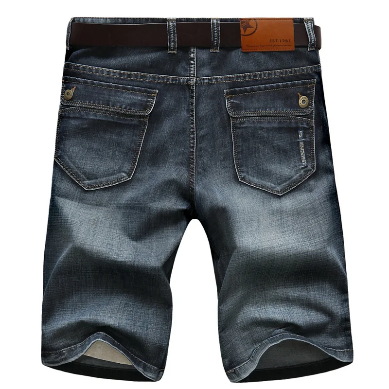 Mens Retro Casual Shorts Cargo Denim Shorts Men Jeans Vintage Faded