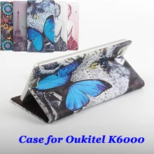Высокое качество Роскошный чехол для Oukitel K6000 флип чехол с карты памяти для Oukitel k 6000 чехол телефона случаях