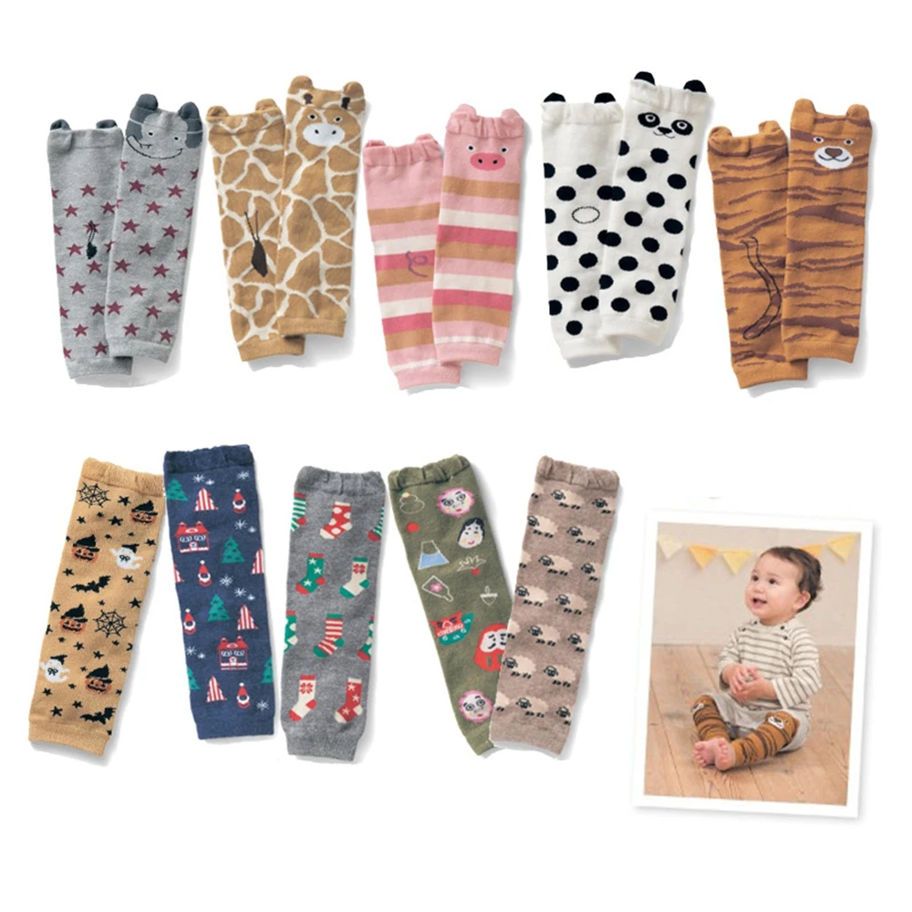 

Cartoon Toddler Kids Kneepad Protector Soft Cotton Safety Crawling Cute Baby Leg Warmers Knee Pads Best Christmas Gift For Child