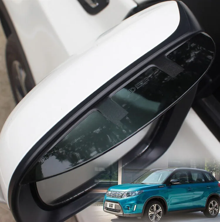 

2PC FIT FOR SUZUKI VITARA ESCUDO 2015 2016 SIDE WING DOOR MIRROR RAIN GUARD VISOR SHADE SHIELD REAR VIEW COVER REAR VIEW MIRRORS